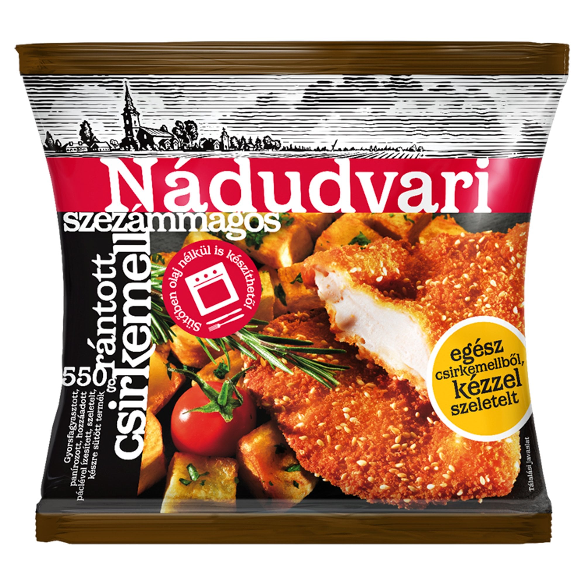 Nádudvari Rántott szezámmagos csirkemell