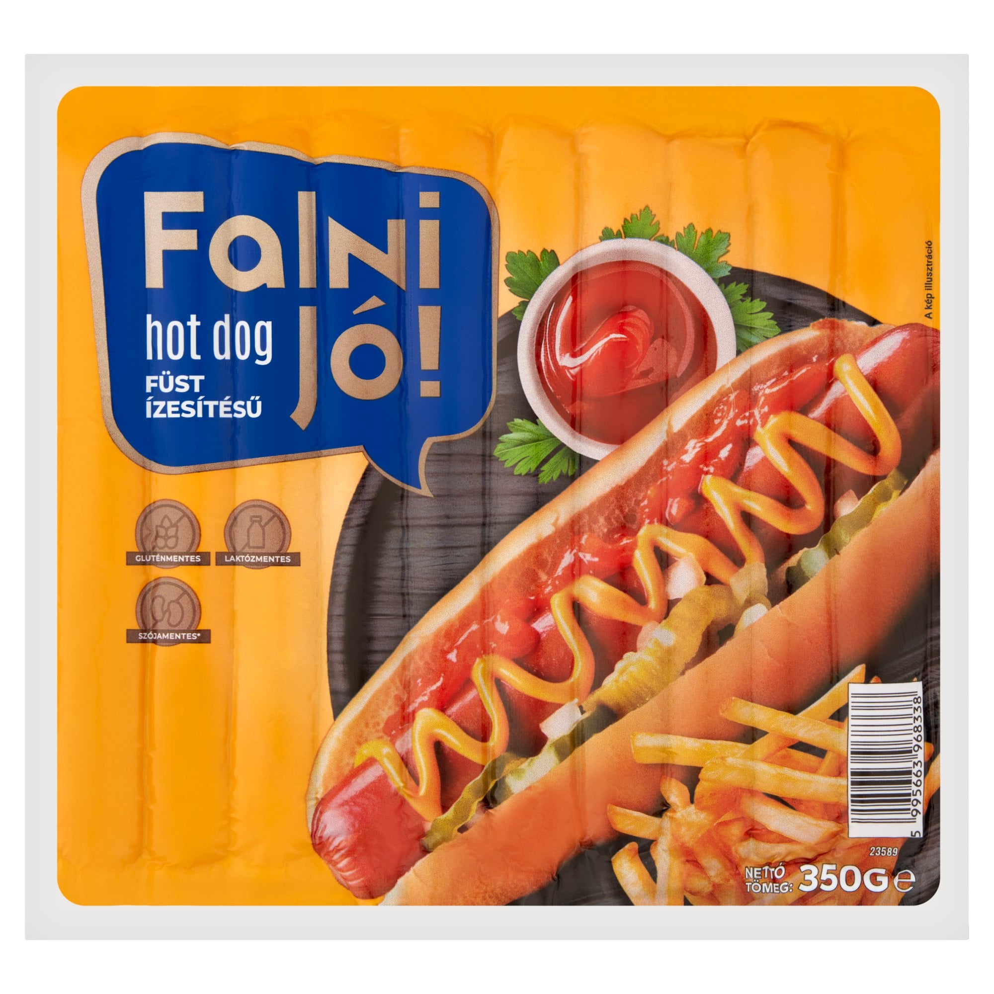 Falni Jó! füst ízesítésű hot-dog