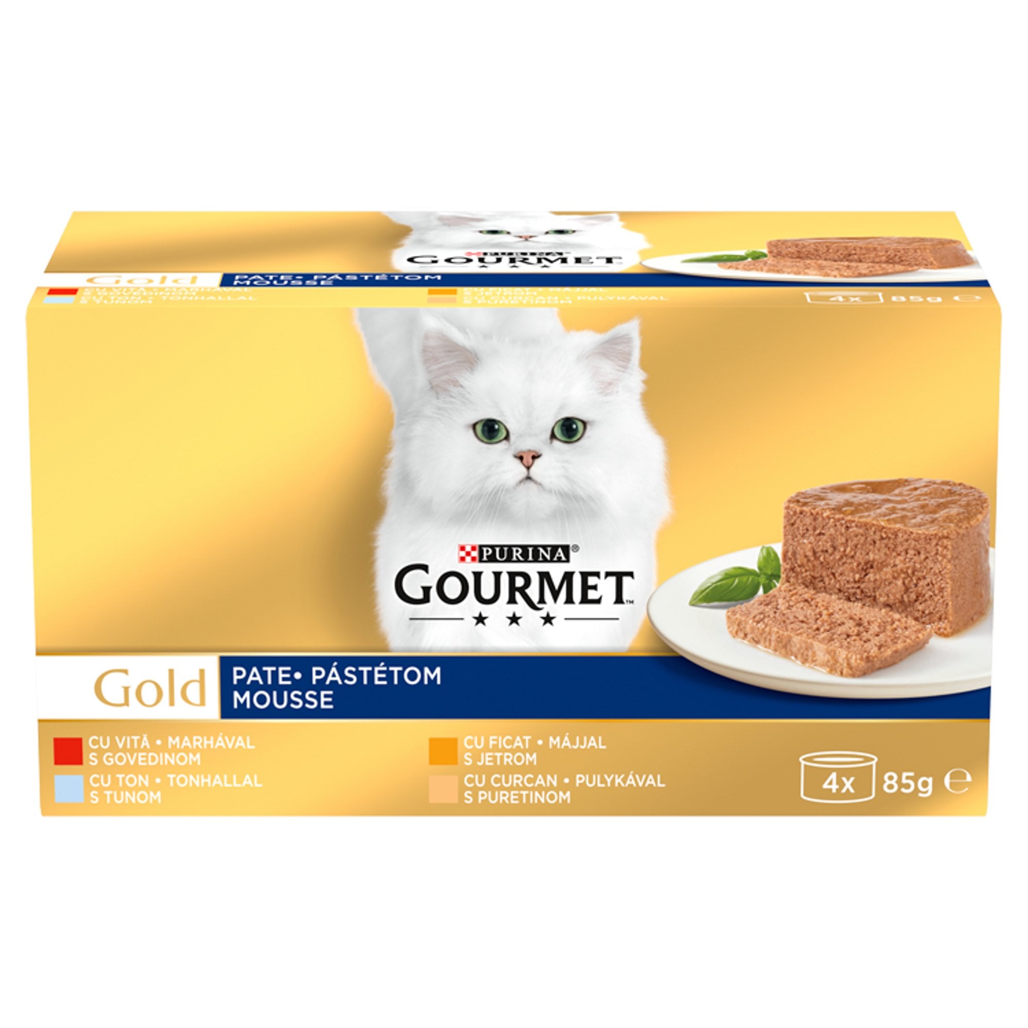 Gourmet Gold Pástétom nedves macskaeledel
