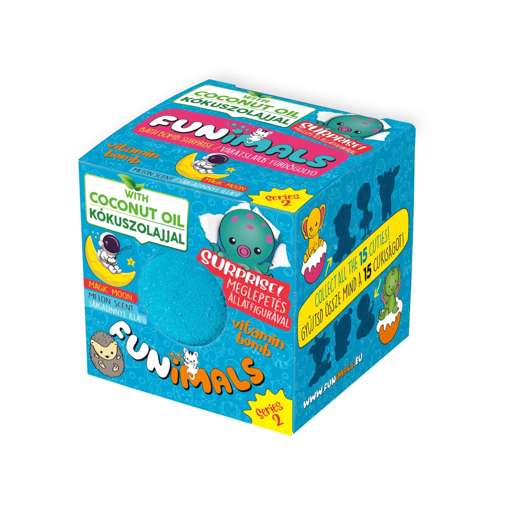 Funimals Vitamin Bomb fürdőgolyó Magic Moon - Sárgadinnye illattal