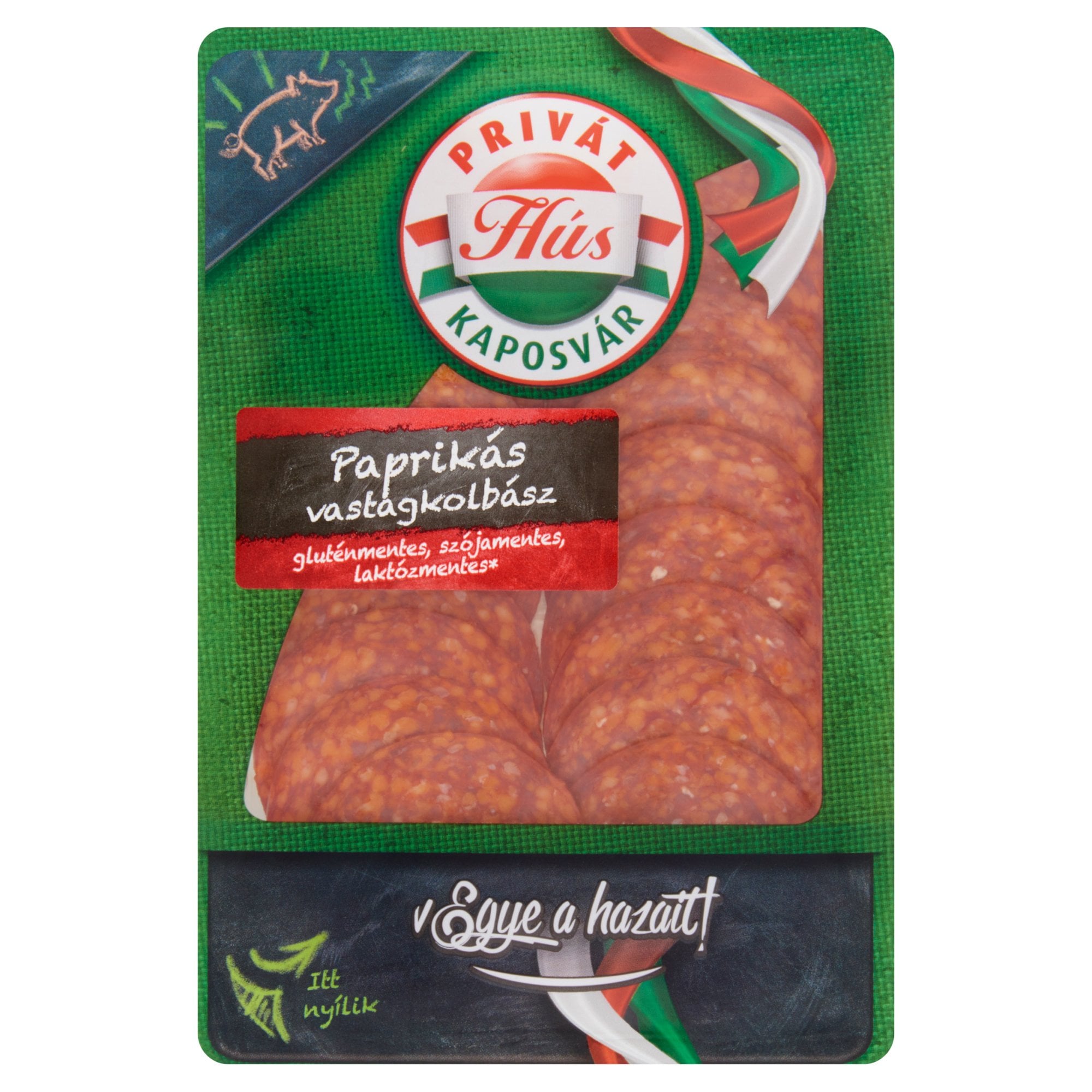 Privát Hús Paprikás vastagkolbász szeletelt