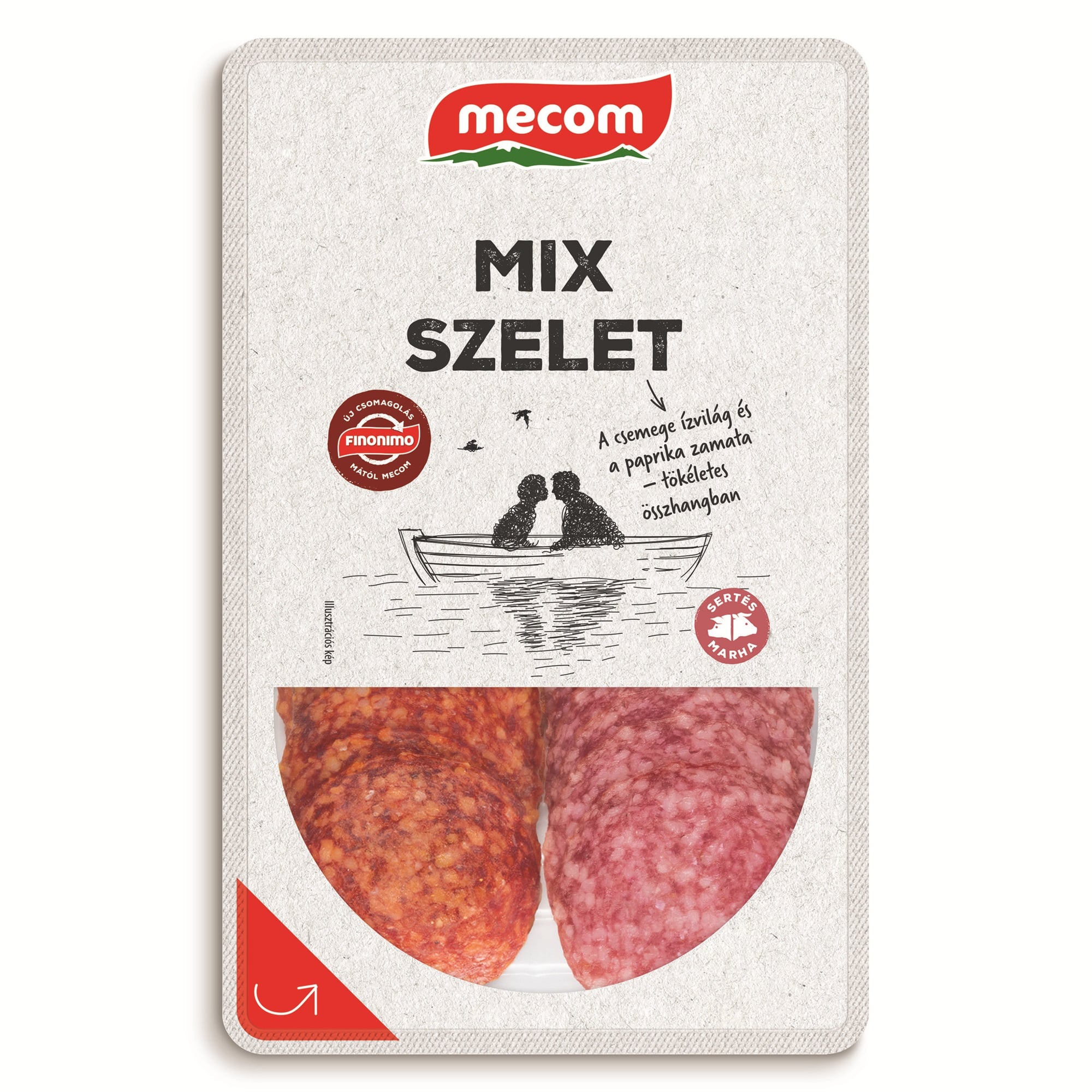 Mecom mix szelet - csemege, csípős