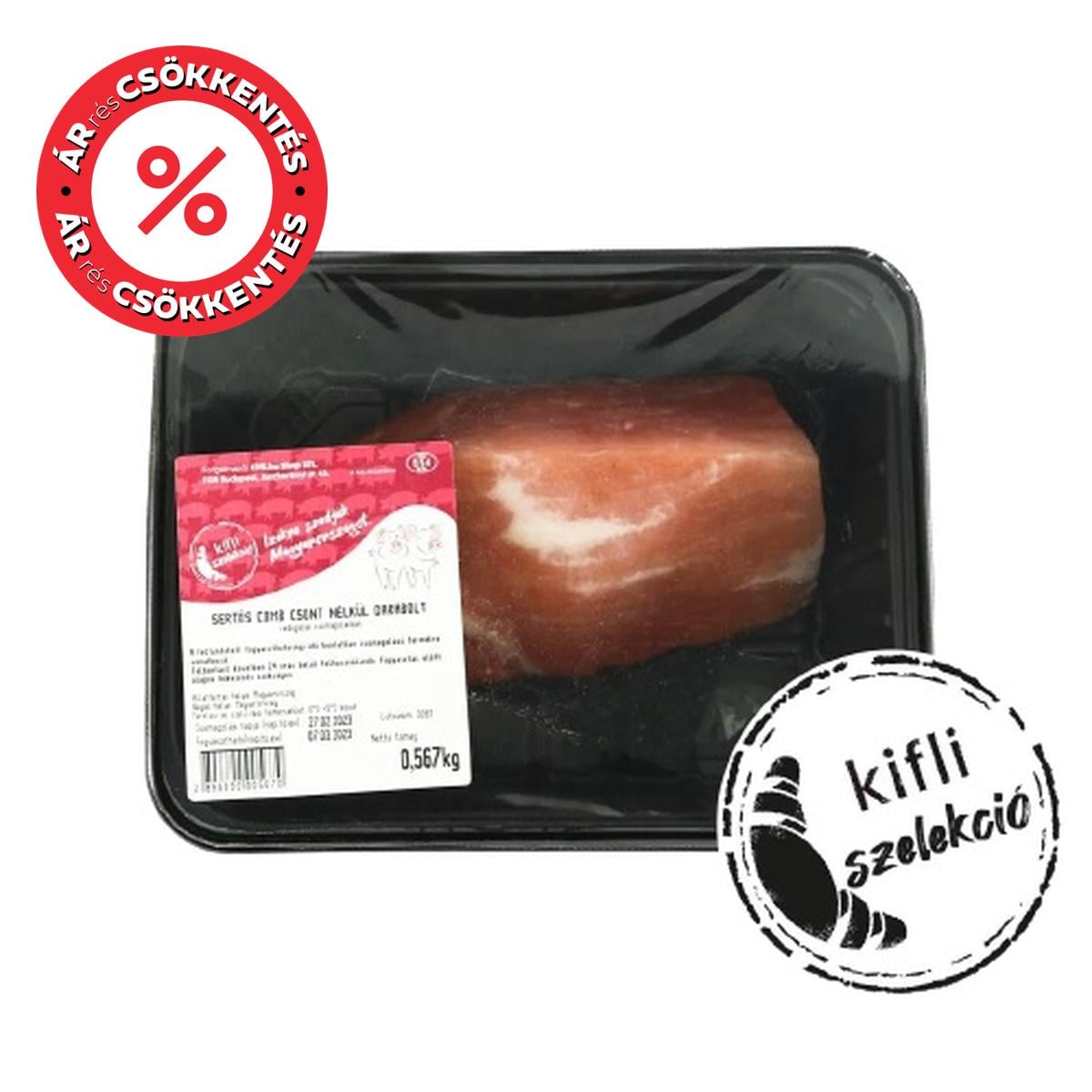 Kifli Szelekció Sertéscomb, darabolt