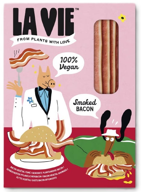 La Vie Növényi alapú füstölt bacon jellegű készítmény