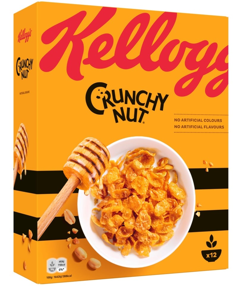 Kellogg's Crunchy Nut ropogós kukoricapehely földimogyoróval