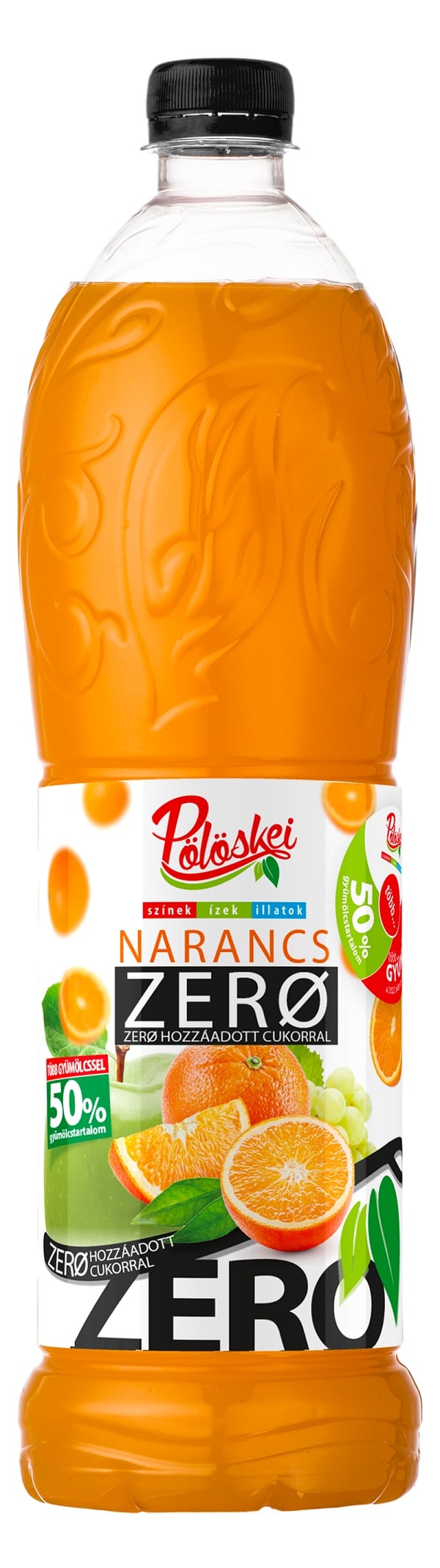 Pölöskei ZERO 50% narancs hozzáadott cukormentes szörp