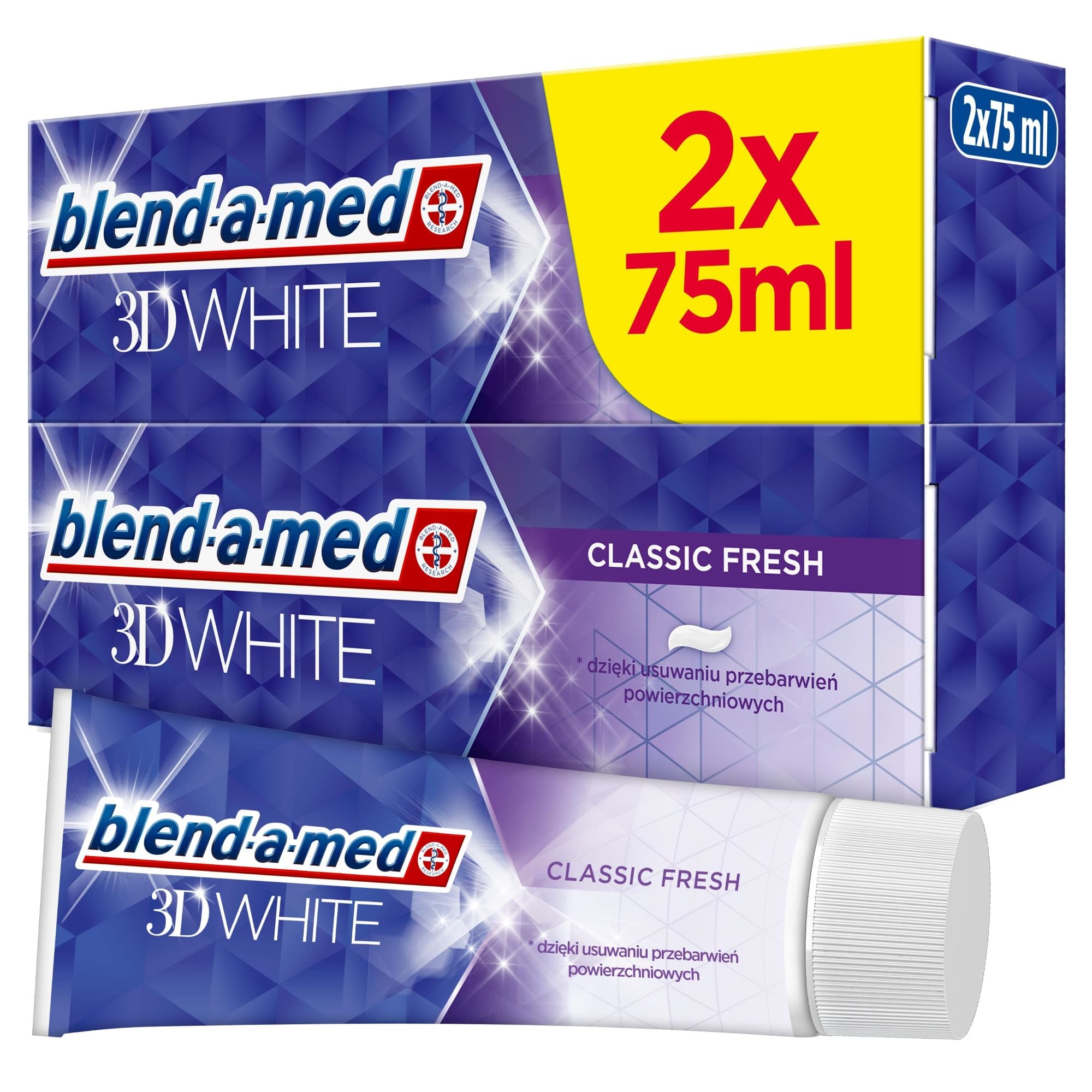 Blend-a-med 3D White Classic Fresh Fogkrém