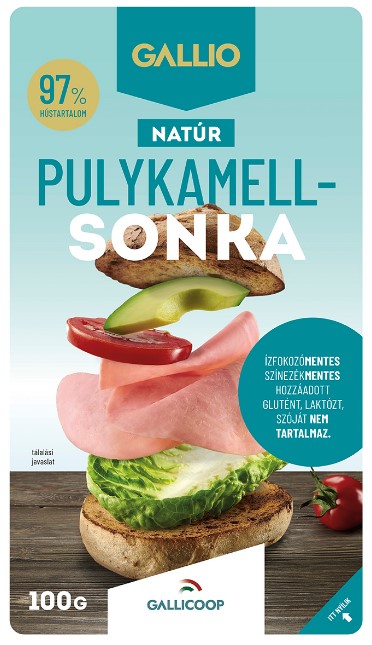 Gallio pulykamellsonka natúr, 97% hústartalommal