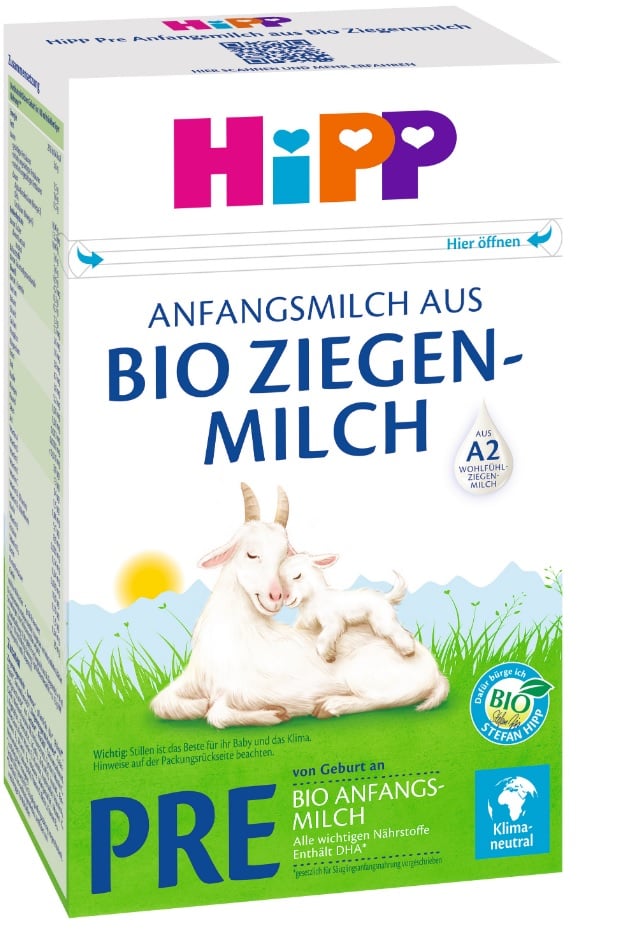 Hipp PRE BIO Kecsketejalapú anyatej-helyettesítő tápszer - újszülött kortól