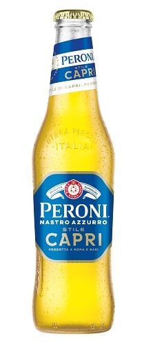 Peroni Nastro Azzurro Stile Capri minőségi világos sörkeverék 4,2%