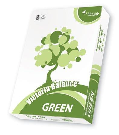 Fénymásolópapír, újrahasznosított, A4, 80 g, VICTORIA PAPER "Balance Green"
