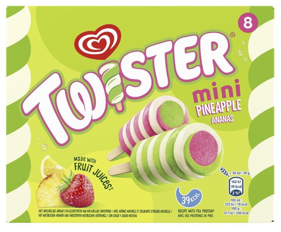TWISTER Multipack Jégkrém Green 8x50ml