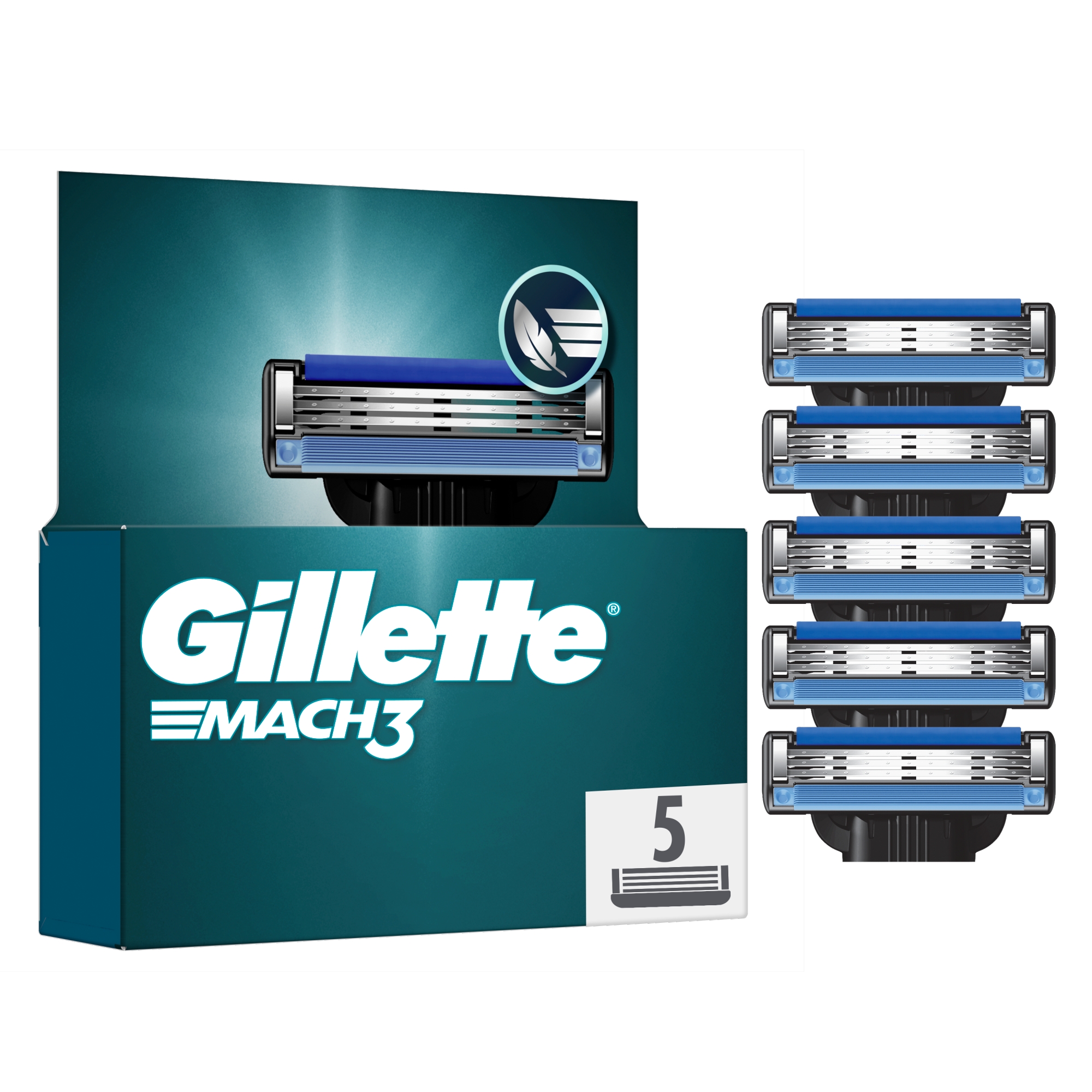 Gillette Mach3 Férfi Borotvabetét, 5 db