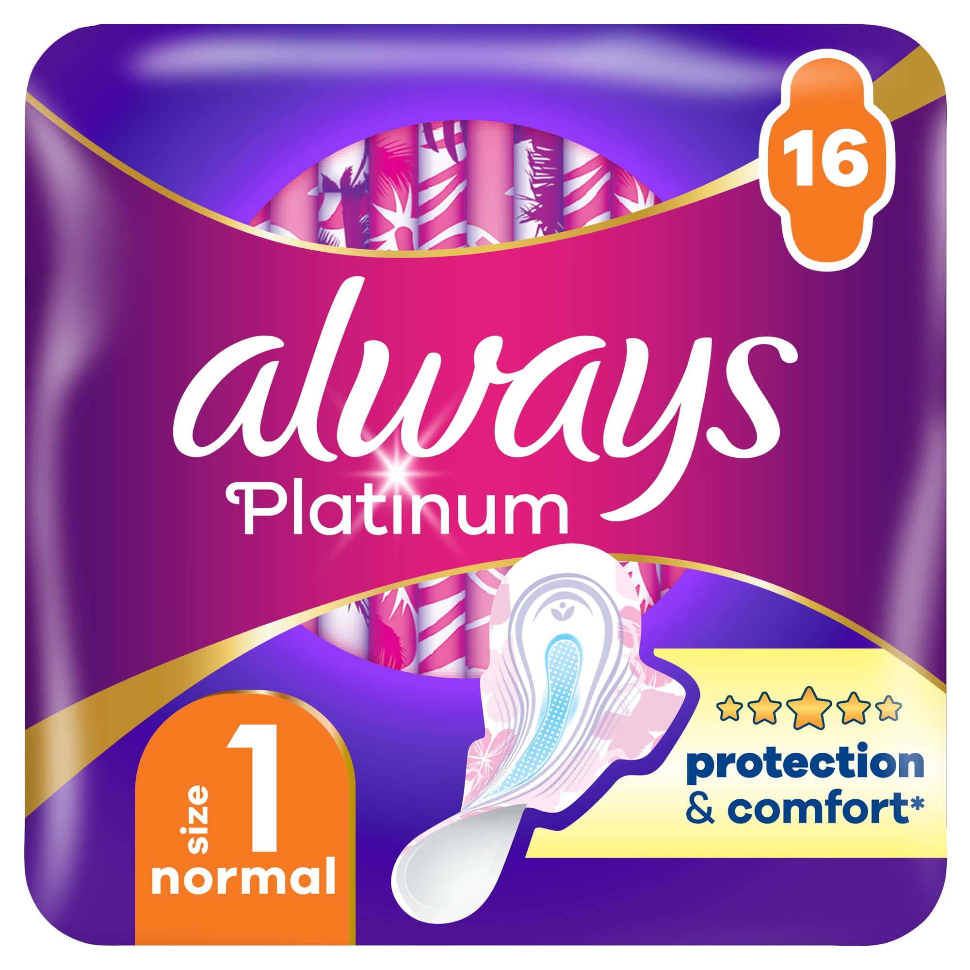 Always Platinum Normal (1-Es Méret) Szárnyas Egészségügyi Betét