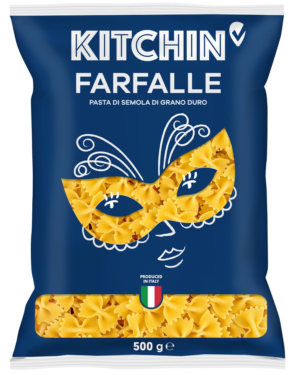 Kitchin durum farfalle N. 154 durum száraztészta