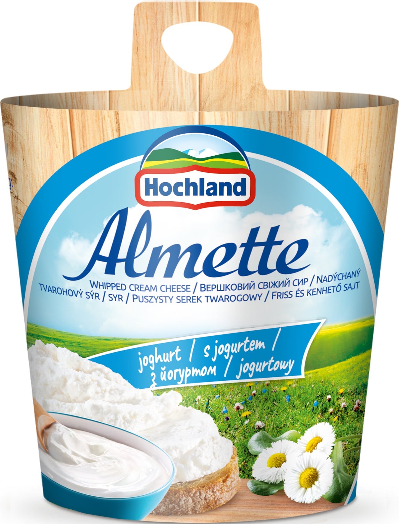 Hochland Almette friss, félzsíros natúr kenhető sajt