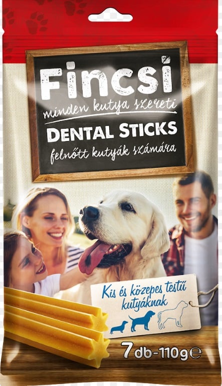 Fincsi Dental Sticks fogtisztító rudak felnőtt kutyák számára