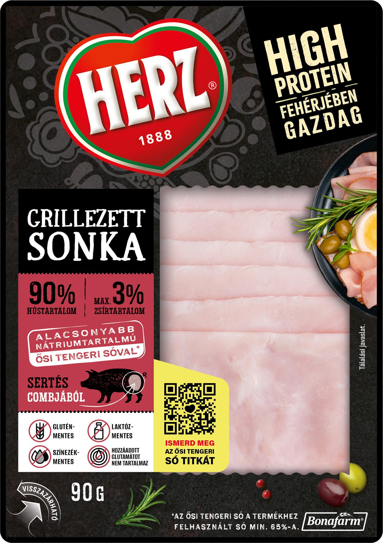 Herz Grillezett Sonka