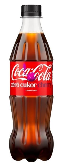 Coca-Cola Zero Cherry colaízű energiamentes szénsavas üdítőital cseresznye ízesítéssel