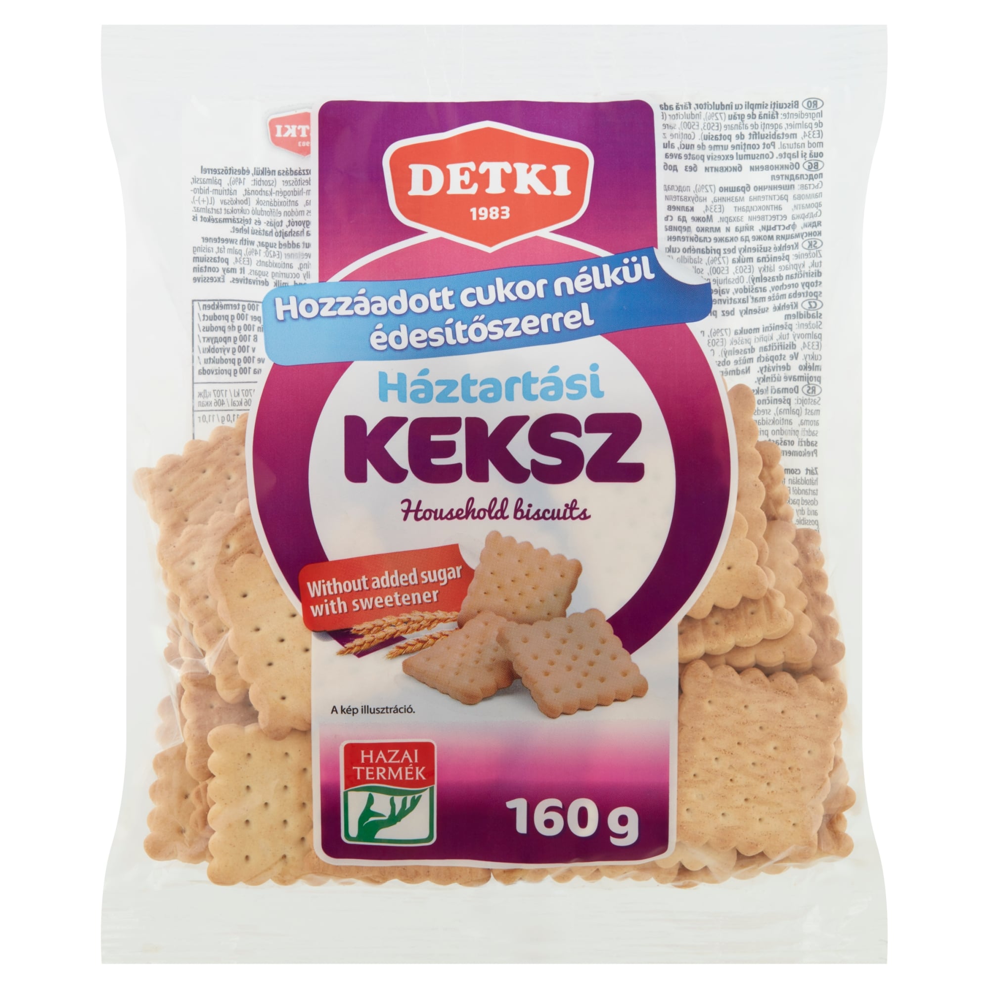 Detki cukormentes háztartási keksz édesítőszerekkel