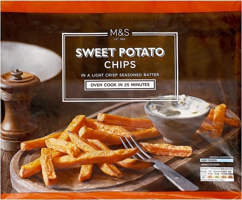 Marks & Spencer Édesburgonya fűszeres bundában