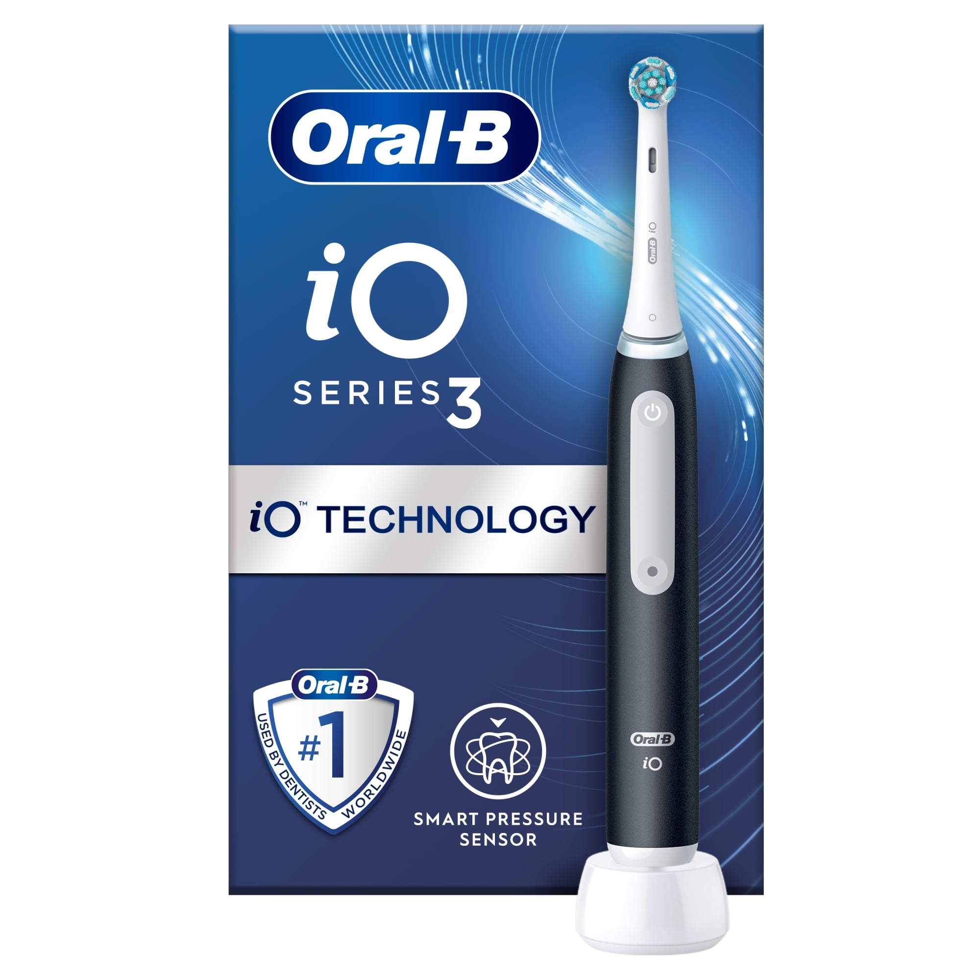 Oral-B iO 3 Elektromos Fogkefe, Fekete