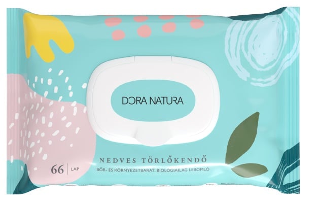 DORA NATURA Nedves Törlőkendő