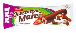 Maroni Gesztenye Marci XXL epres töltelékkel