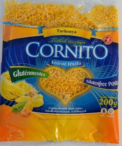 Cornito gluténmentes száraztészta Tarhonya