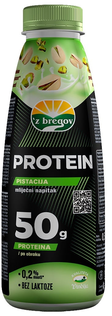 Vindija Laktózmentes protein ital, pisztáciás