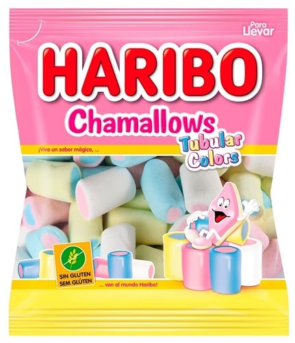 HARIBO Chamallows Tubular Colors Habcukorka