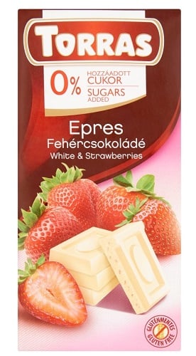 Torras  Epres fehércsokoládé hozzáadott cukor nélkül