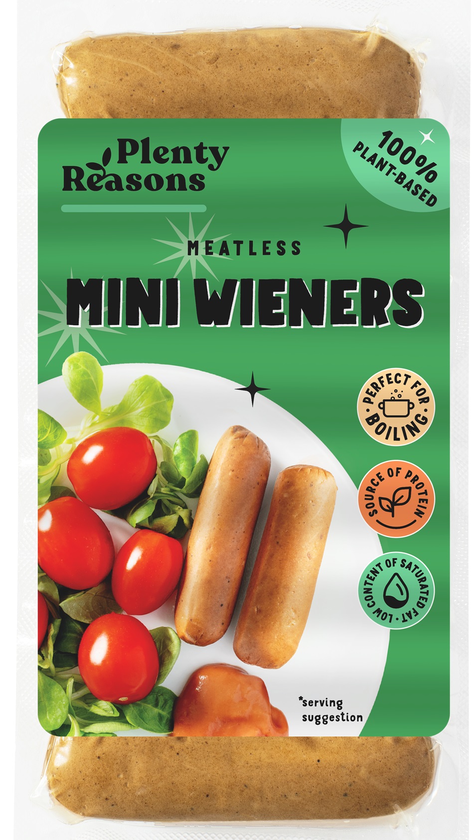 Plenty Reasons Vegán Bécsi mini virsli falatok