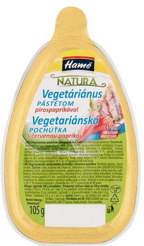 Hamé pástétom vegetáriánus pirospaprikás