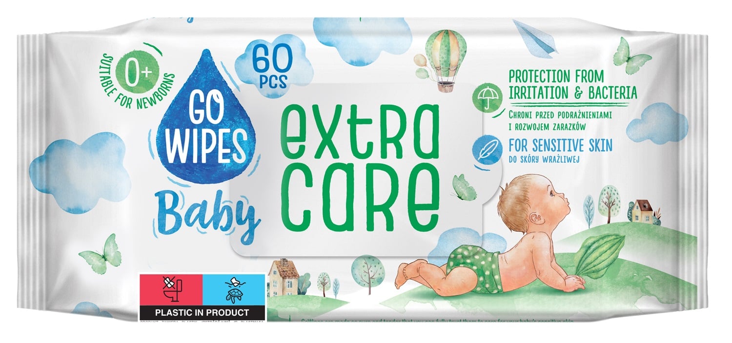 GoWipes Baby Extra Care nedves törlőkendő