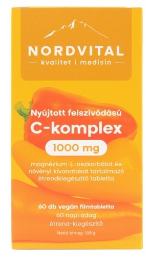 Nordvital C-vitamin komplex Retard 1000mg