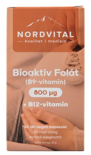 Nordvital B9(folát)-vitamin 800 mcg