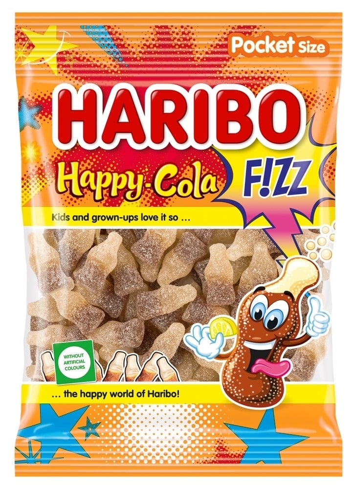 HARIBO Happy Cola Fizz Kólaízű gumicukorka