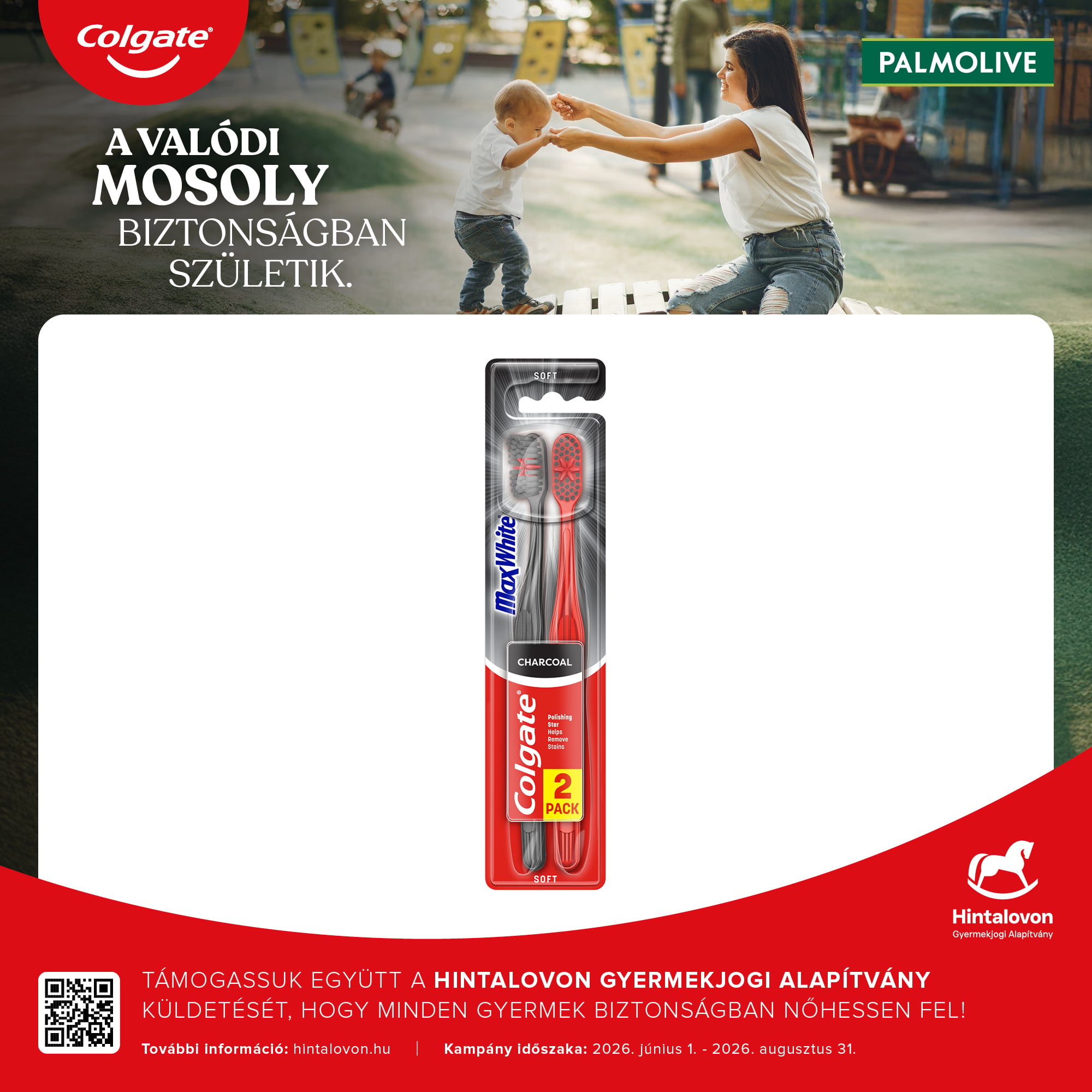 Colgate Fogkefe Max White Charcoal Duo