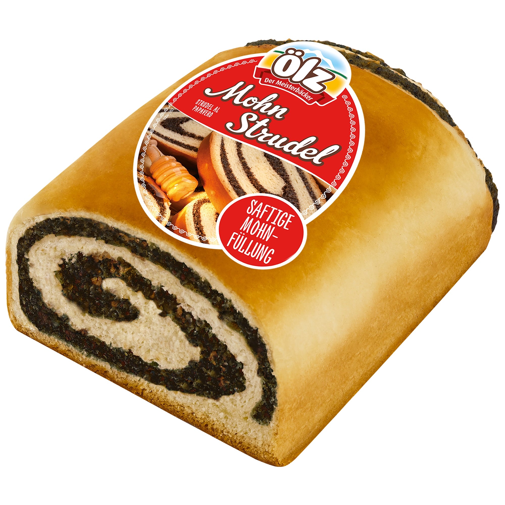 Ölz mákos tekercs 55% töltelékkel