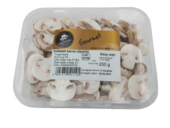 Gourmet Szeletelt barna csiperke 250g
