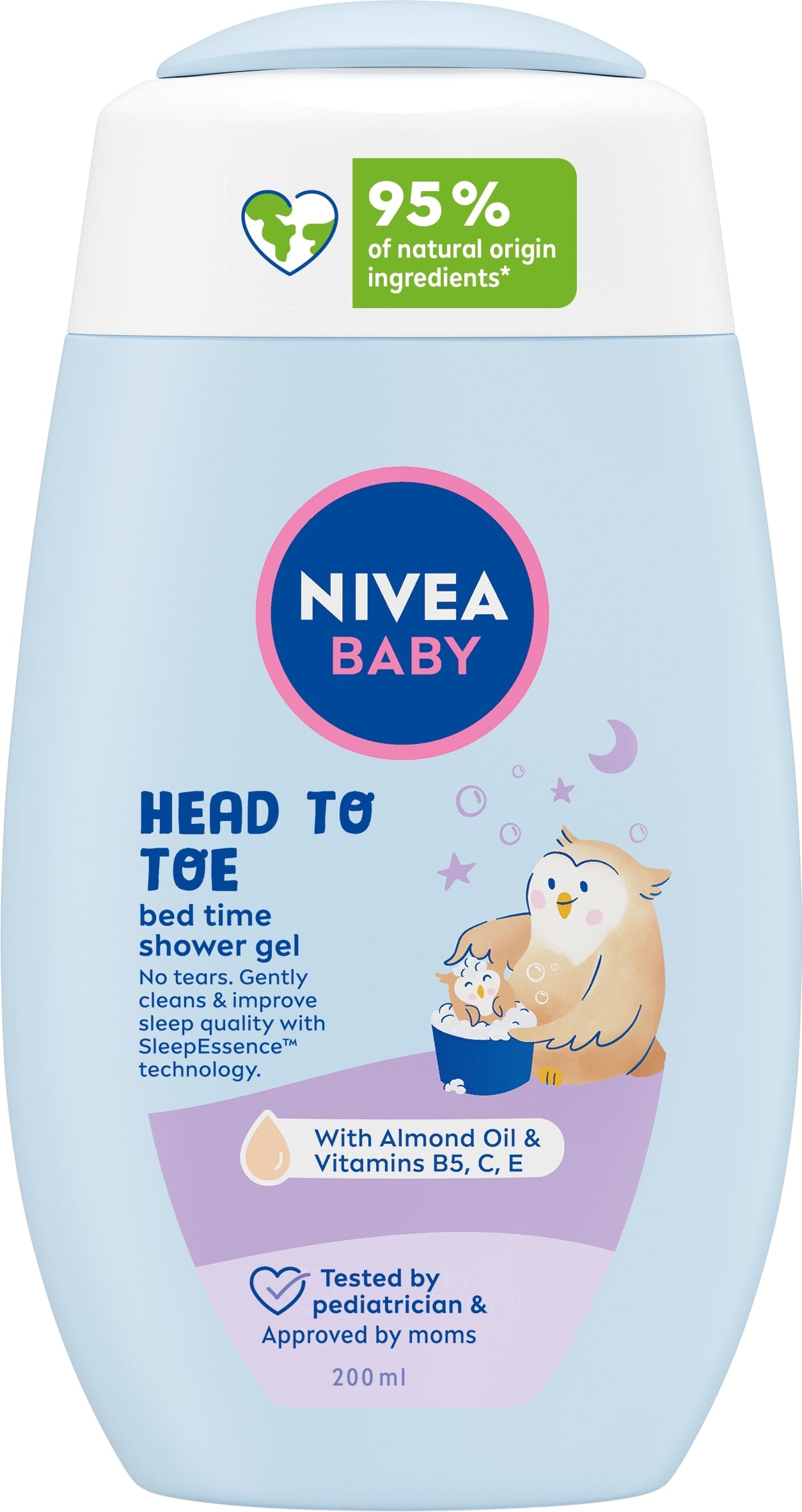 NIVEA BABY Bed Time Head to Toe Babafürdető
