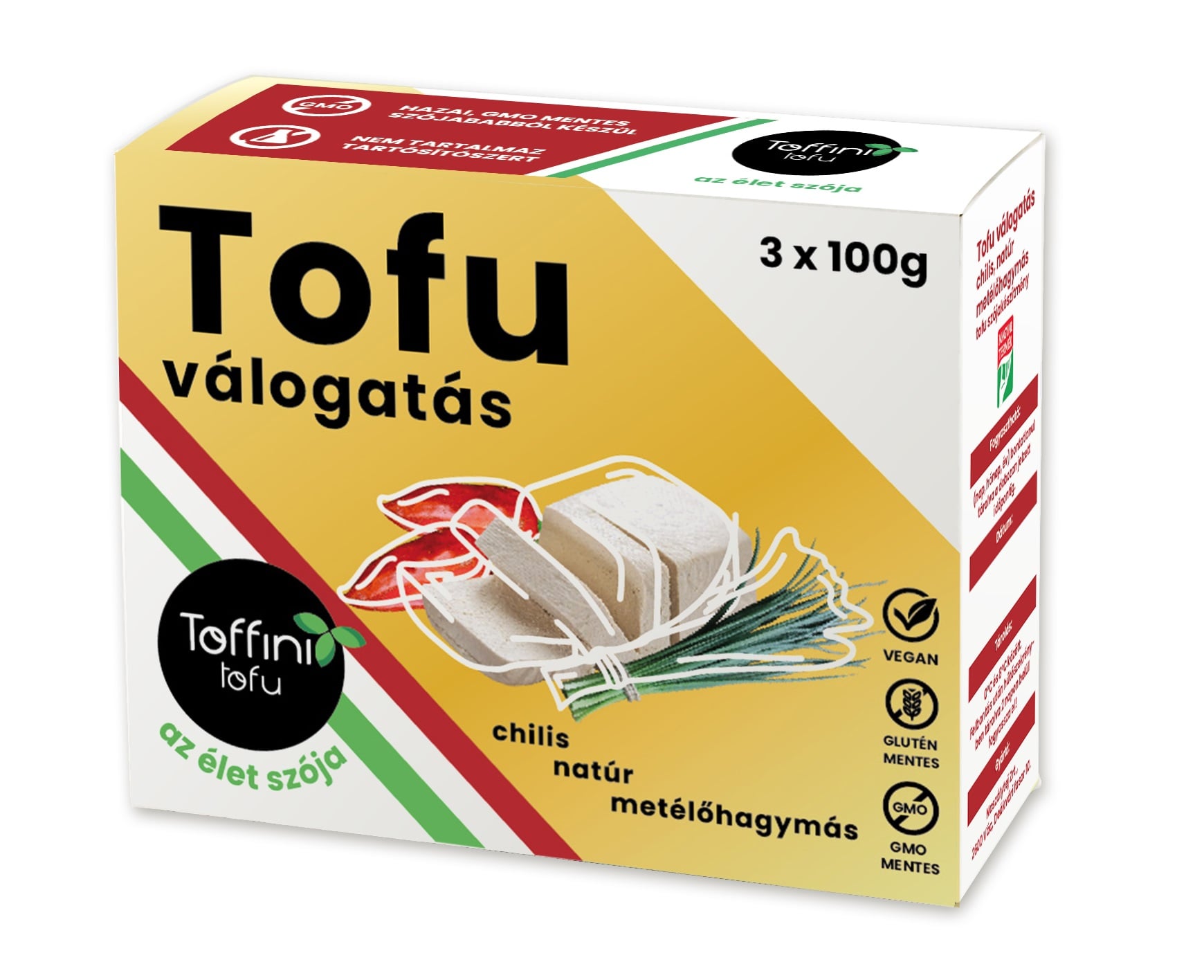 Toffini Trikolor tofu válogatás