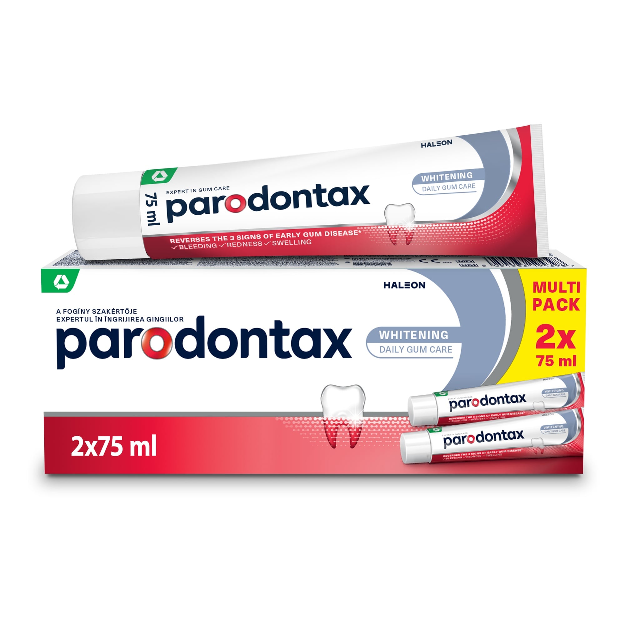 Parodontax Whitening fogkrém duopack