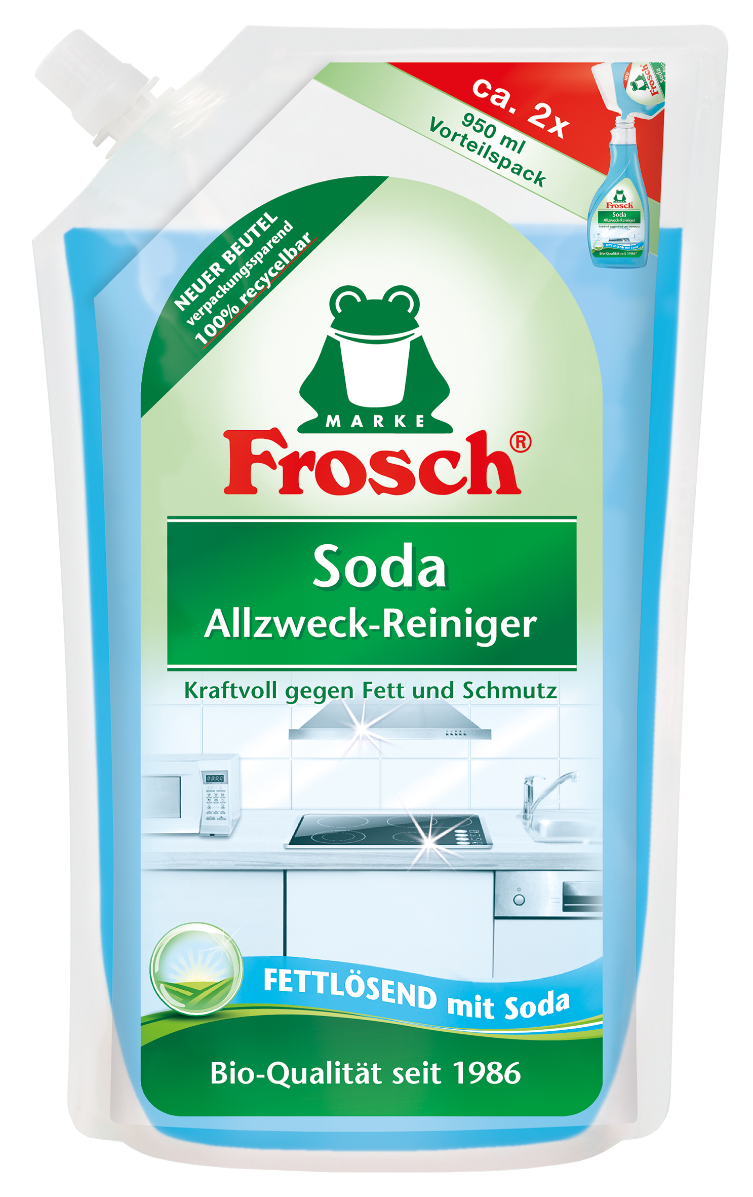 Frosch konyhai tisztító szódás utántöltő