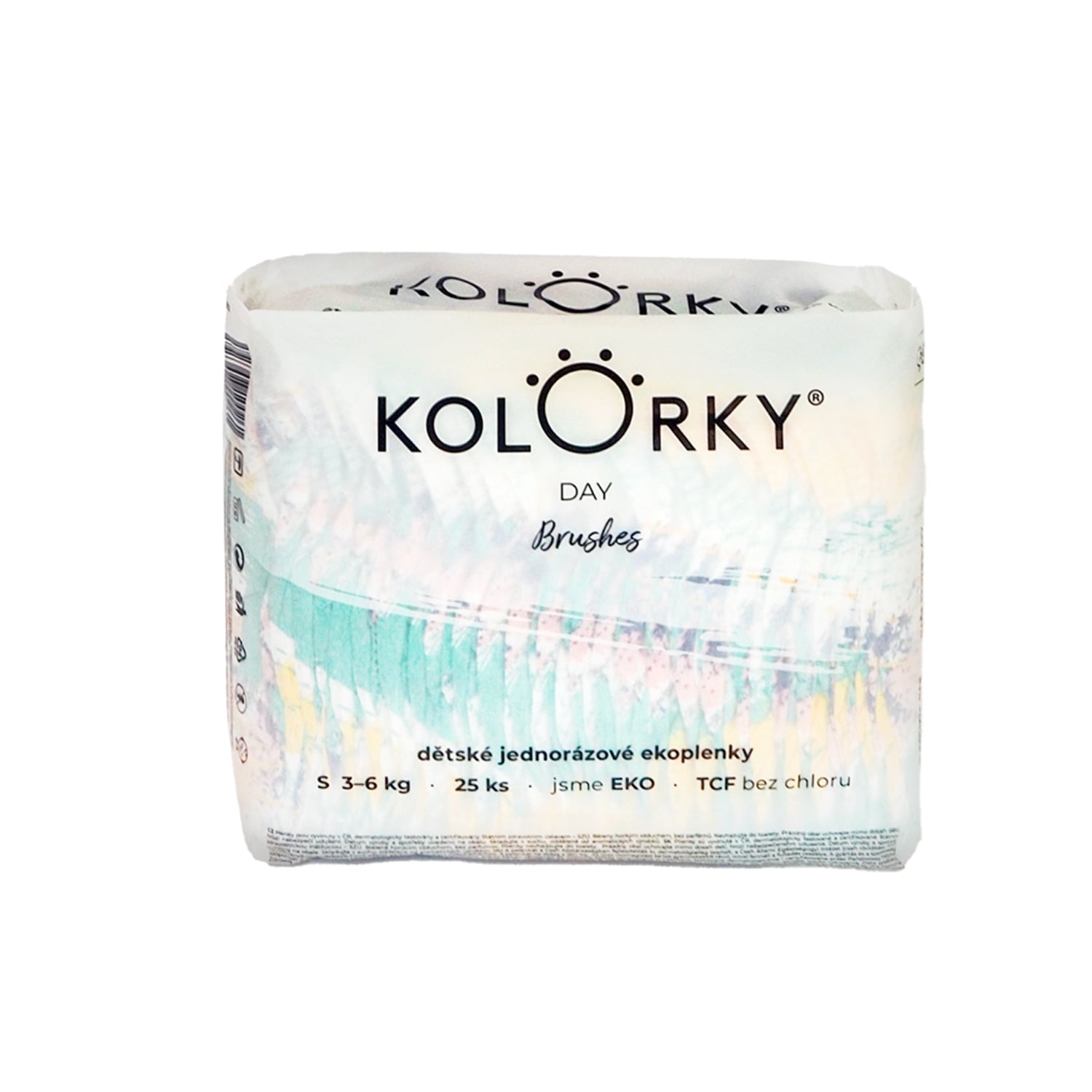 Kolorky Day Ecsetek Öko pelenka S (3-6kg) 2-es méret