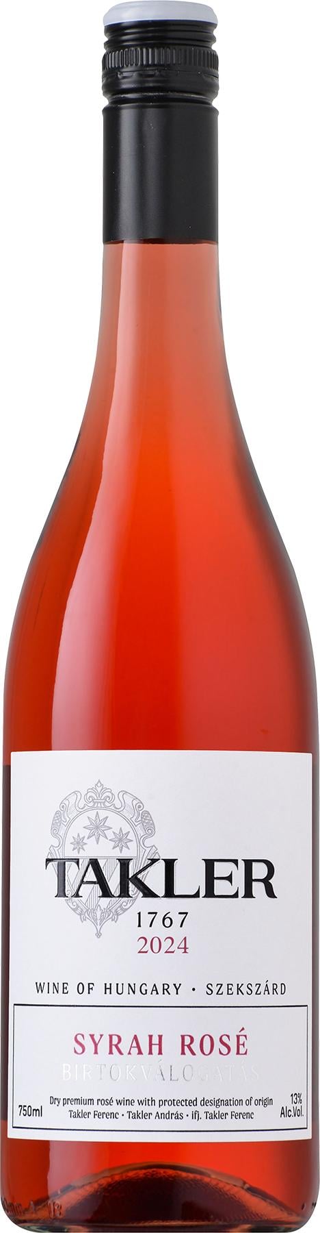 Takler Syrah Rosé Prémium Szekszárd