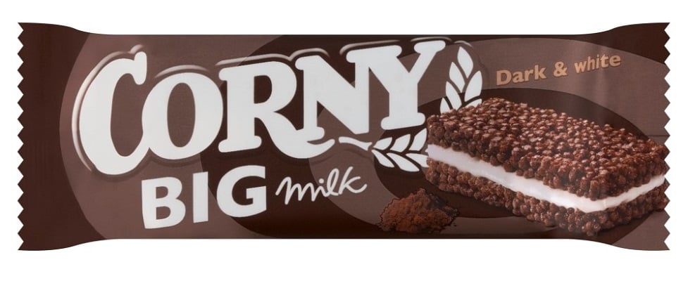 Corny Milk Big Dark&White tejkrémes müzliszelet