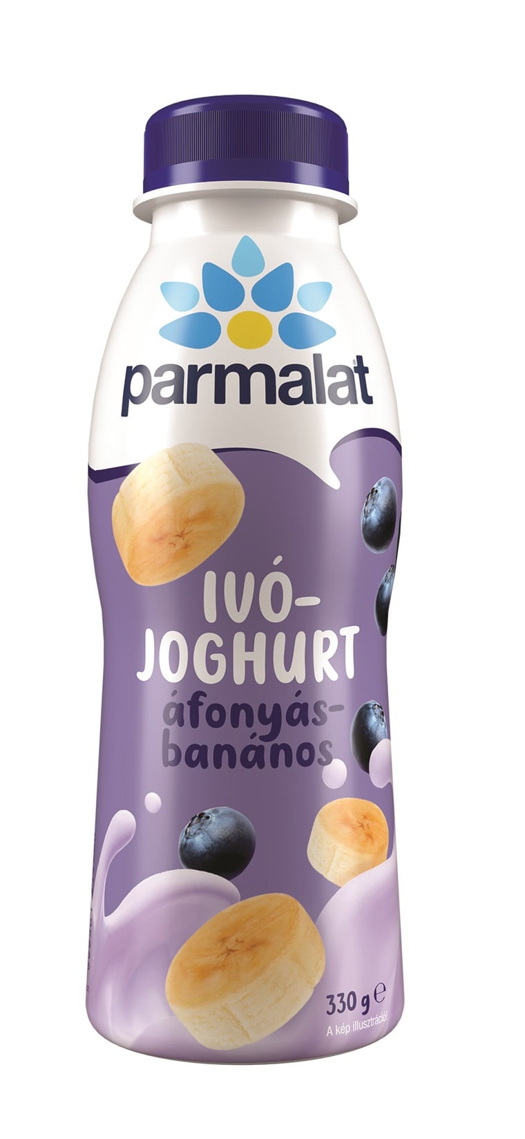 Parmalat Áfonyás-banános ivójoghurt