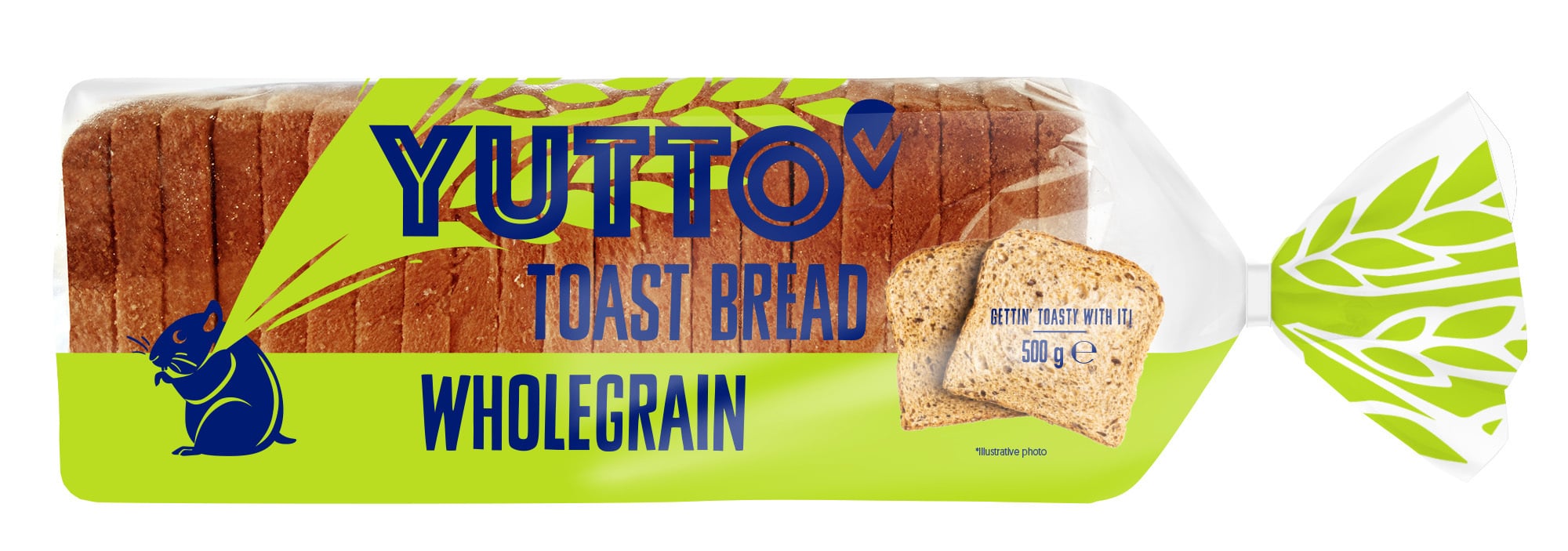 Yutto Szeletelt Teljes kiörlésű Toast kenyér